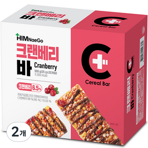 힘내고 크랜베리바, 500g, 2개