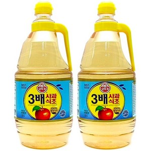 오뚜기 3배 사과식초, 1.8L, 2개