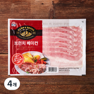 사조 브런치 베이컨, 120g, 4개