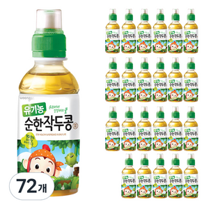 웅진 코코몽 유기농 순한 작두콩차, 200ml, 72개