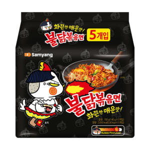 삼양 불닭볶음면 140g, 5개
