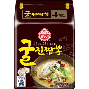 오뚜기 굴진짬뽕 라면, 4개