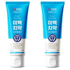 연세생활건강 프로프 시크릿 미백치약, 100g, 2개