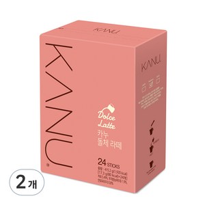 카누 돌체 라떼 커피믹스, 17.3g, 24개입, 2개