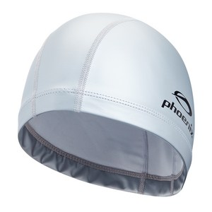 피닉스 PU 코팅 수영모자, 실버, 1개