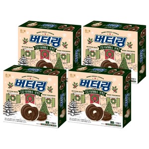 해태제과 버터링 딥 티라미수 쿠키, 155g, 4개