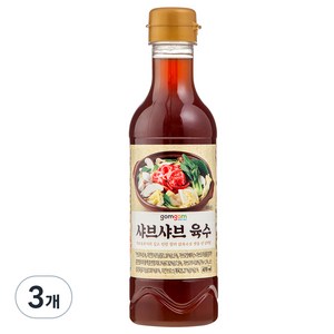 곰곰 샤브샤브 육수, 470ml, 3개