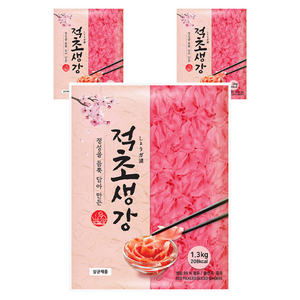 이엔푸드 적초생강, 1.3kg, 3개