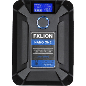 FXLION 나노 원 V마운트 배터리, 1개, NANO-ONE