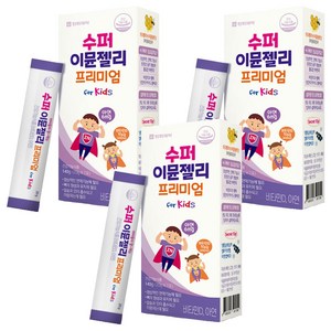 한화제약 수퍼 이뮨젤리 프리미엄 7p, 140g, 3개