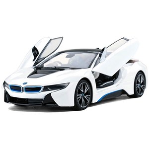 라스타 1:14 BMW I8 도어오픈 RC카, 화이트, 1개