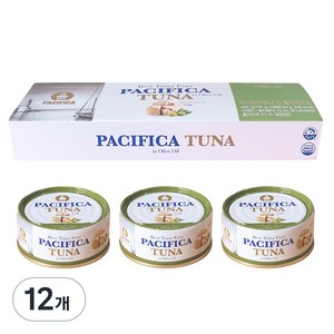 퍼시피카튜나 인 올리브오일 참치, 135g, 12개