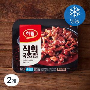 하림 직화 무뼈 국물닭발 (냉동), 200g, 2개