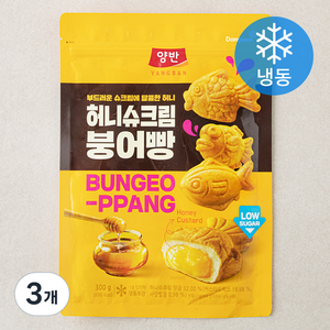 양반 허니슈크림 붕어빵 (냉동), 300g, 3개