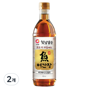 청정원 어간장, 2개, 830ml