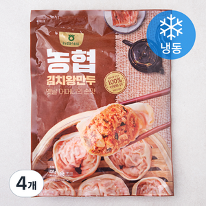 농협 김치왕만두 (냉동), 630g, 4개