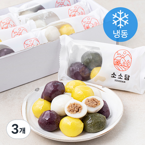 소소담 다색송편 (냉동), 3개, 700g