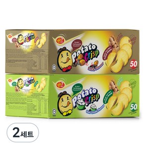 윈윈푸드 포테이토 크리스프 스낵 바베큐맛 50p + 사워크림맛 50p, 20g, 2세트