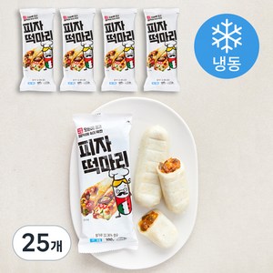 서울마님 피자 떡마리 (냉동), 100g, 25개