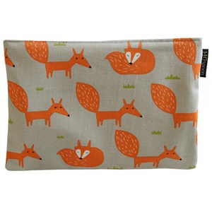 140스푼 Orange Fox 패브릭 파우치 Small, 1개