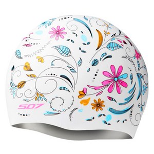 SD7 실리콘 수모 꽃밭에서 SGL-CA190, WHITE, 1개