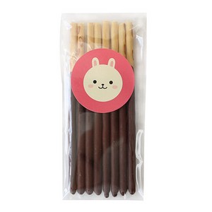 황씨네도시락 OPP 봉투 6 x 20 cm 108p + 애니멀 원형 스티커 108p, 1세트