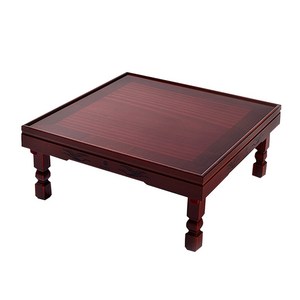 동원공예 특사각밥상 2.0 정 4~6인 600 x 600 x 240 mm, 갈색