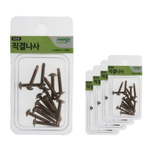 핸디맨 직결나사4 x 25 mm 15p, 5개