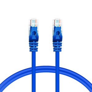 AVIVE CAT.6 UTP 랜케이블 AP-6UTP-1M, 블루, 1개, 1m