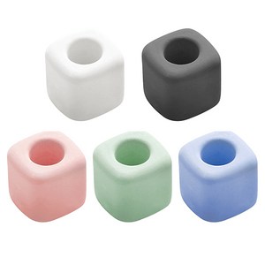 블럭마트 규조토 칫솔꽂이 사각, 랜덤 발송, 5개
