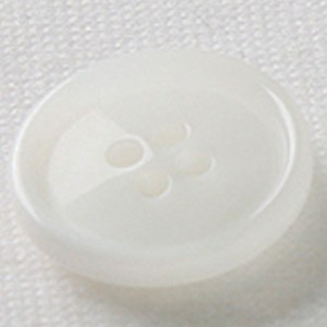 HR빅버튼 마니 단추 18mm, 화이트, 8개