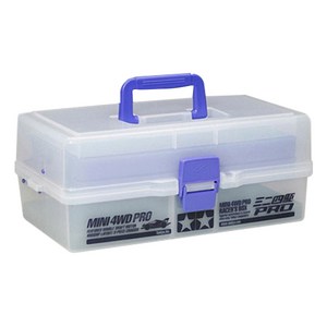 타미야 Mini 4WD PRO Racers Box 미니카 케이스 15354, 혼합 색상, 1개