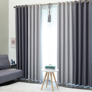 뷰하우스 썸데이 암막커튼 2p 일반세트, 그레이투톤