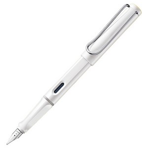 LAMY 사파리 만년필 병잉크 세트, M, 샤이니화이트