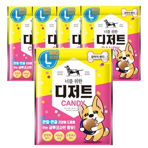 너를위한디저트 캔디 강아지 간식 L, 치킨, 21g, 5개