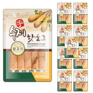 펫스토리 수제 핫도그, 닭고기, 100g, 10개