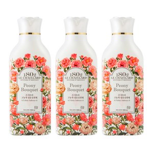 르샤트라 섬유유연제 피오니부케 본품, 1000ml, 3개
