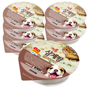 논다 강아지 간식, 전복삼계탕, 120g, 6개