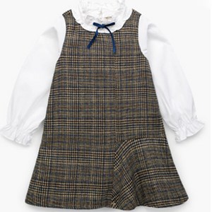 쁘띠뮤 여아용 유니프릴 원피스