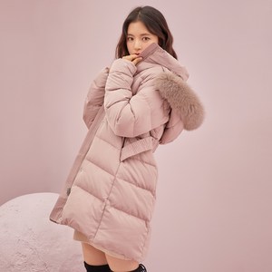 로엠 여성용 폭스퍼 파카 RMJD94V02A