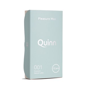 퀸 001 플레져맥스 콘돔 굴곡형, 12개입, 1개