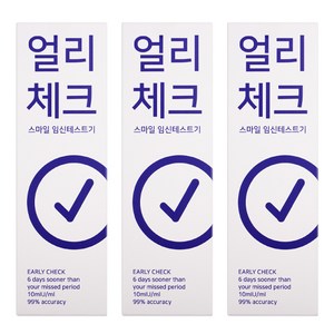 스마일랩 얼리체크 임신테스트기 10mIU, 1개입, 3개