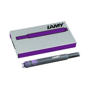 LAMY 만년필용 잉크 카트리지, 바이올렛, 5개