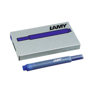 LAMY 만년필용 잉크 카트리지, 블루, 5개