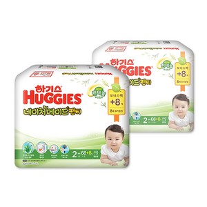 하기스 NEW 네이처메이드 팬티형 기저귀 여아용 소형 2단계(4~8kg), 152매