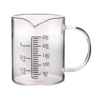 소울빈 강화유리 계량컵, 250ml, 1개