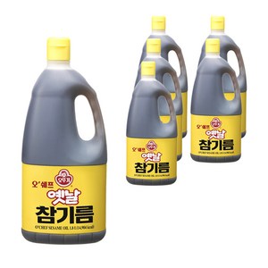 오뚜기옛날 오쉐프 참기름, 1.8L, 1개입, 6개