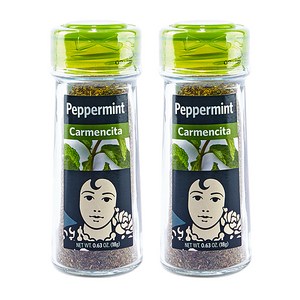 카르멘시타 페퍼민트 향신료, 18g, 2개