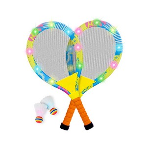 씽크 라이팅 배드민턴 라켓 세트, 혼합색상