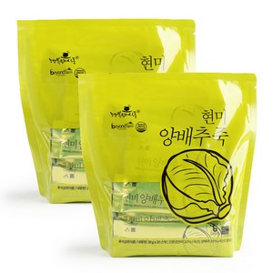 행복우리식품 현미양배추죽 스틱, 600g, 2개